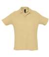 11342 Summer II Cotton Piqué Polo Shirt Sand colour image